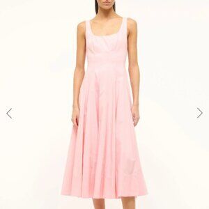STAUD wells dress in pink
